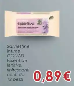 Conad SALVIETTINE INTIME CONAD ESSENTIAE offerta