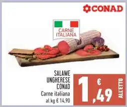 Conad Salame Ungherese Conad offerta