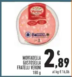 Conad MORTADELLA GUSTOSELLA FRATELLI VERONI offerta