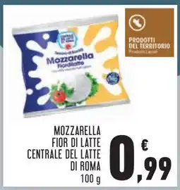 Conad MOZZARELLA FIOR DI LATTE CENTRALE DEL LATTE DI ROMA offerta