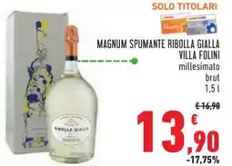 Conad MAGNUM SPUMANTE RIBOLLA GIALLA VILLA FOLINI offerta