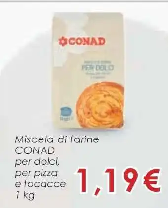 Conad Miscela di farine CONAD offerta
