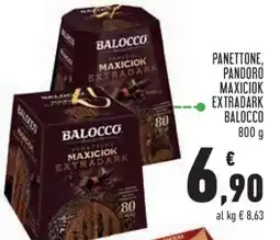 Conad PANETTONE, PANDORO MAXICIOK EXTRADARK BALOCCO offerta