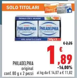 Conad PHILADELPHIA original offerta
