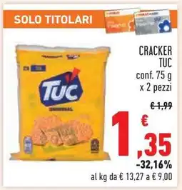 Conad CRACKER TUC offerta