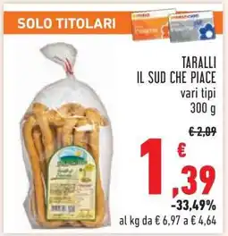 Conad Taralli Il Sud Che Piace offerta