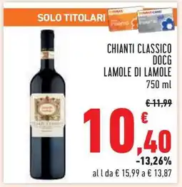 Conad Chianti Classico DOCG Lamole di Lamole offerta