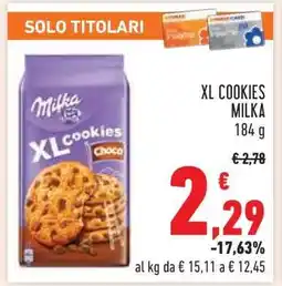 Conad XL COOKIES MILKA offerta