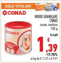 Conad BRODO GRANULARE CONAD offerta