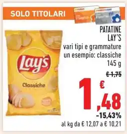 Conad Patatine Lay's offerta