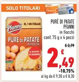 Conad PURÈ DI PATATE PFANNI offerta