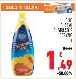 Conad Olio di Semi di Girasole Topazio offerta