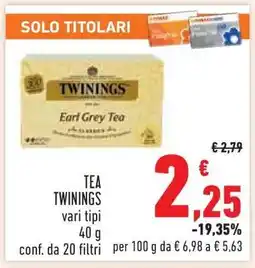 Conad TEA TWININGS offerta