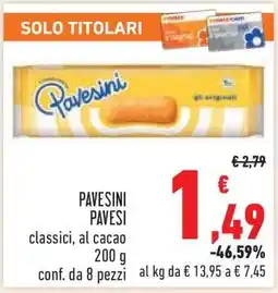 Conad Pavesini Pavesi offerta