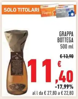 Conad Grappa Bottega offerta