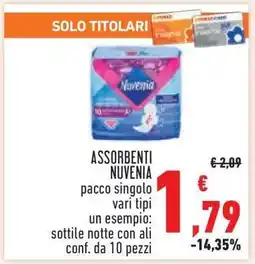 Conad ASSORBENTI NUVENIA offerta
