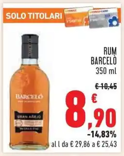 Conad RUM BARCELÒ offerta