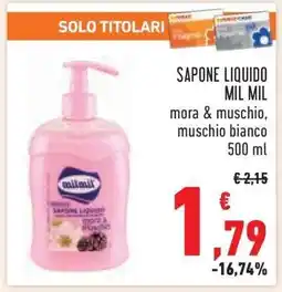 Conad SAPONE LIQUIDO MIL MIL offerta