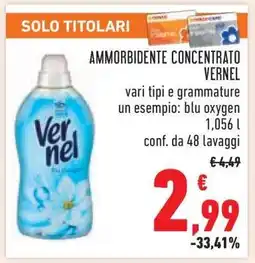 Conad Ammorbidente Concentrato Vernel offerta