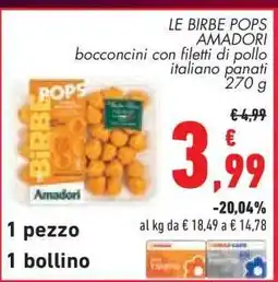 Conad LE BIRBE POPS AMADORI offerta