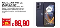 Famila MOTOROLA SMARTPHONE G05 BALANCE BLUE 6.67 offerta