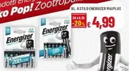 Famila BL. 6 STILO ENERGIZER MAXPLUS offerta