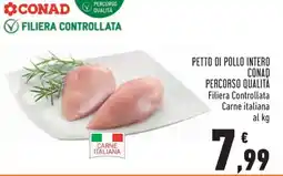 Conad Petto Di Pollo Intero offerta