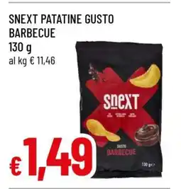 Famila SNEXT PATATINE GUSTO BARBECUE offerta