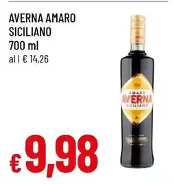 Famila Averna Amaro Siciliano offerta