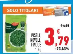 Conad Piselli Novelli Findus offerta