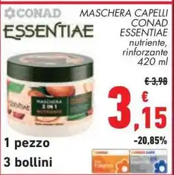 Conad MASCHERA CAPELLI CONAD ESSENTIAE offerta