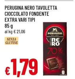 Famila PERUGINA NERO TAVOLETTA CIOCCOLATO FONDENTE EXTRA VARI TIPI offerta