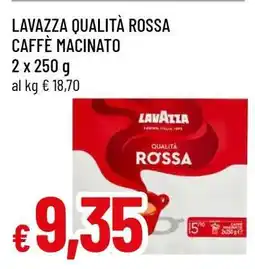 Famila LAVAZZA QUALITÀ ROSSA CAFFÈ MACINATO offerta