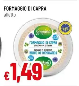 Famila Formaggio di capra offerta