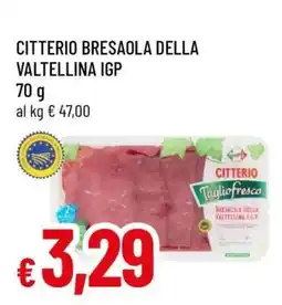 Famila Citterio Bresaola Della Valtellina IGP offerta