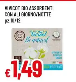 Famila VIVICOT BIO ASSORBENTI CON ALI GIORNO/NOTTE offerta