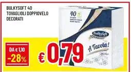 Famila BULKYSOFT 40 TOVAGLIOLI DOPPIOVELO DECORATI offerta