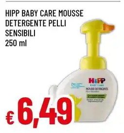 Famila HIPP BABY CARE MOUSSE DETERGENTE PELLI SENSIBILI offerta