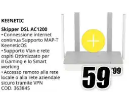 MediaWorld KEENETIC Skipper DSL AC1200 offerta
