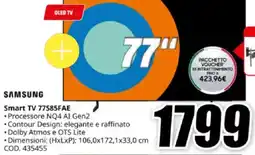 MediaWorld SAMSUNG Smart TV 77585FAE offerta