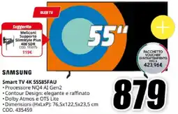 MediaWorld SAMSUNG Smart TV 4K 55585FAU offerta