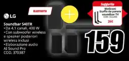 MediaWorld LG Soundbar S40TR offerta