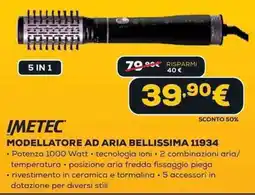 Euronics IMETEC MODELLATORE AD ARIA BELLISSIMA 11934 offerta