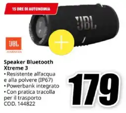 MediaWorld JBL Speaker Bluetooth Xtreme 3 offerta