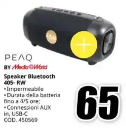 MediaWorld ΡΕΛΟ Speaker Bluetooth 405- RW offerta