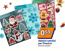 Action Adesivi natalizi per finestre offerta