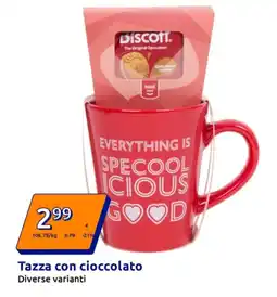 Action Tazza con cioccolato offerta