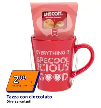 Tazza con cioccolato