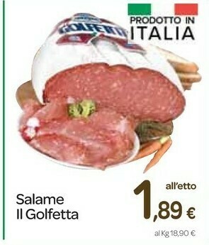 Carrefour Express Salame il golfetta offerta