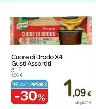 Carrefour Express Cuore di brodo manzo 112 g(ml) offerta